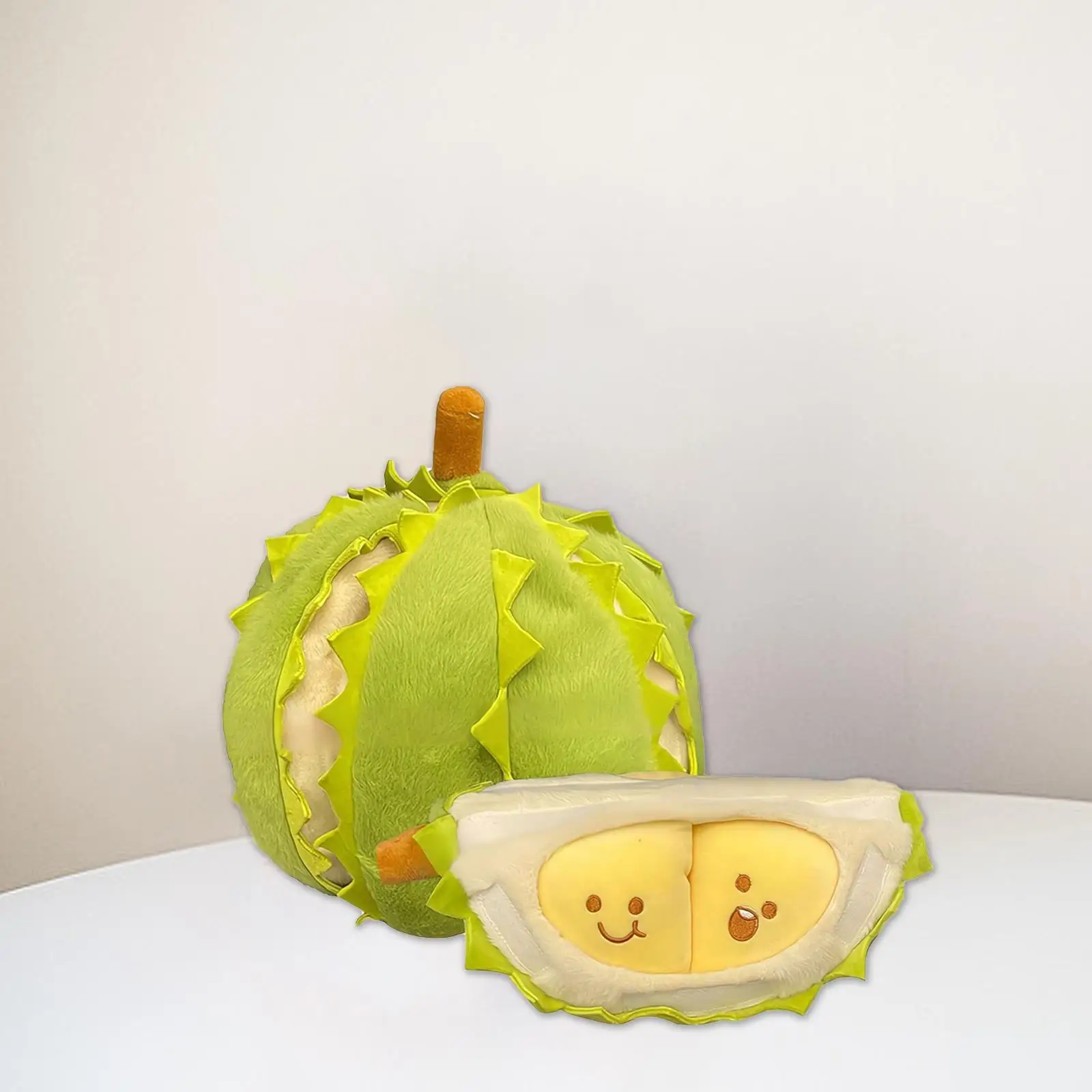 Fruit Durian Toy Creative Comfort Cushion Stuffed Doll Decor Stuffed Fruit Toy for Bedroom Office Home Living Room Decor