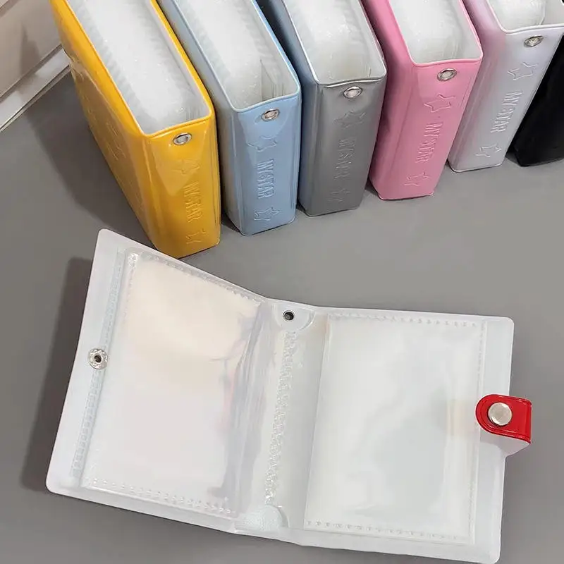 Fotokarten-Sammelalbum, 3-Zoll-Mini-Fotokartenordner mit 40 Taschen, Kpop-Fotokartenordner für die Star-Chasing-Fotosammlung
