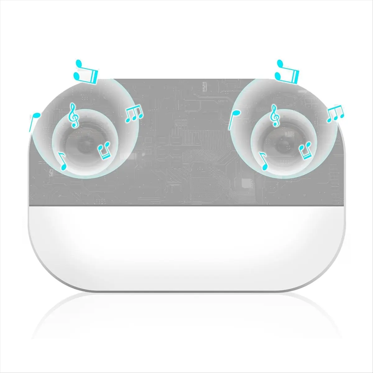 AABFK Bone Conduction Bluetooth 5.2 Speaker,White Noise Sleep Machine Bluetooth Music Box Under Pillow for Improved Sleep