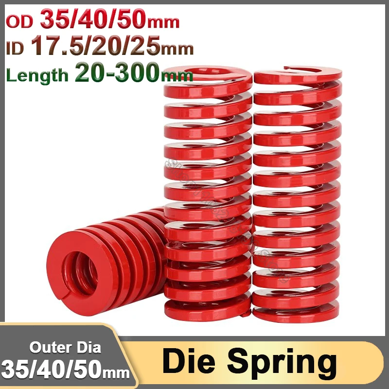 

Spiral Stamping Compression Mould Mold Die Spring Medium Load Red For Trunk Tailgate Strut Support Lift Bar Tool Car Accessories