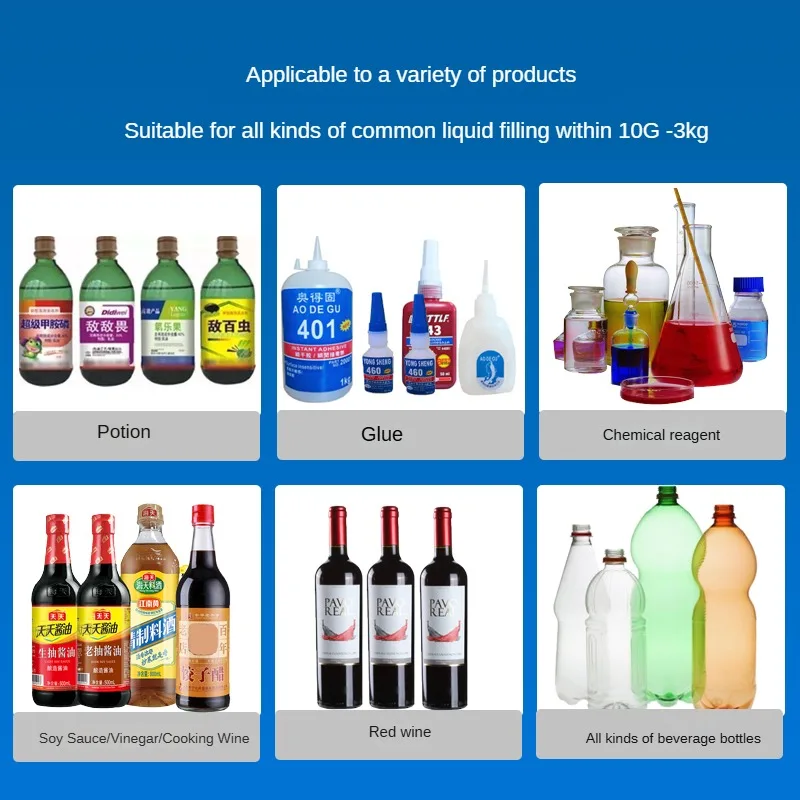 CSY-3500 Alcoholic beverage perfume juice Milk vial filling machine Large flow filling machine