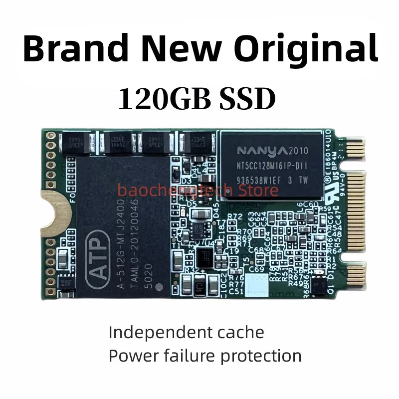 AF120GTIA-JG1 120G ssd sata3 2242 volume TLC particle independent cache Industrial grade solid-state drive