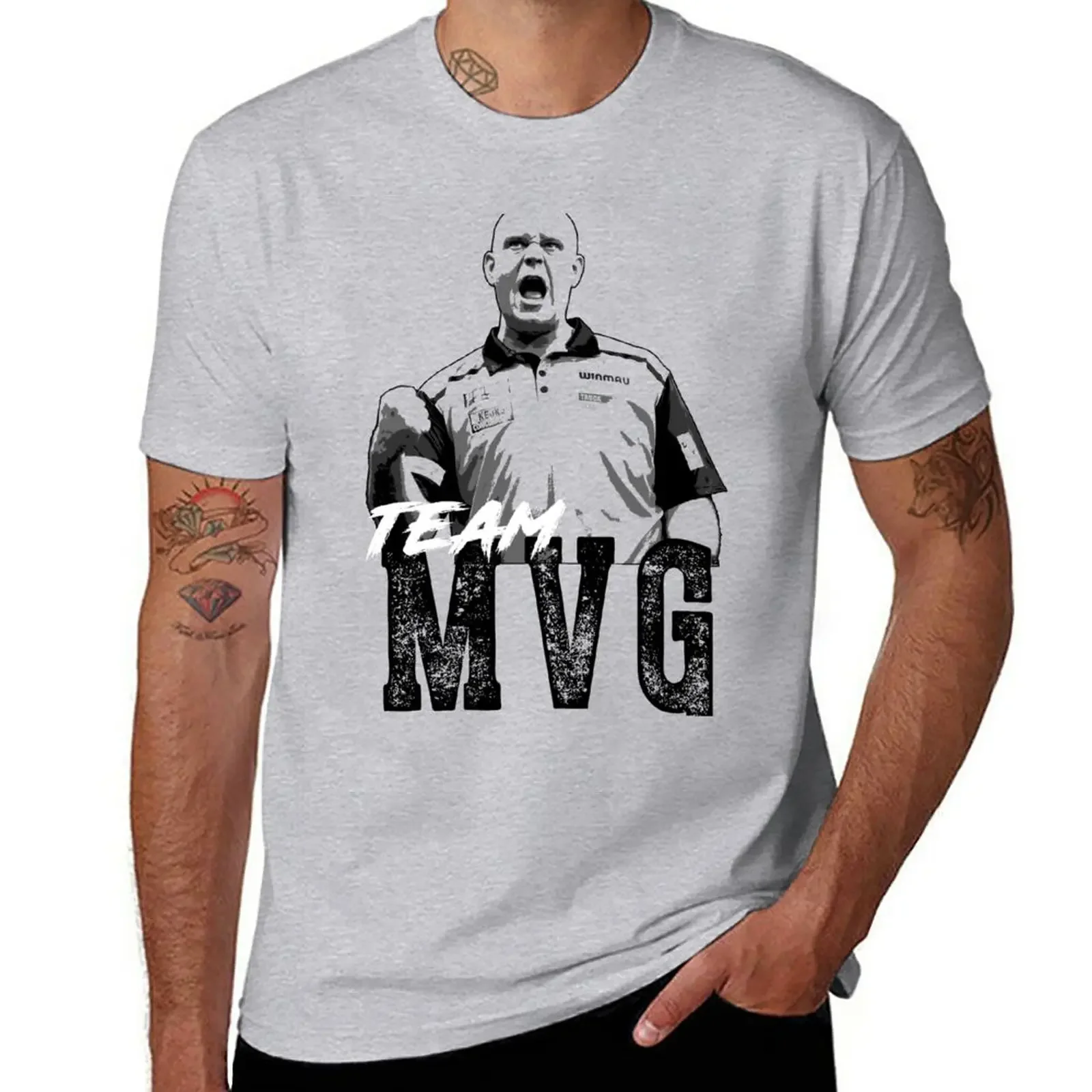 Michael Van Gerwen PDC 2022 T-Shirt heavyweights anime graphics sweat shirts, men