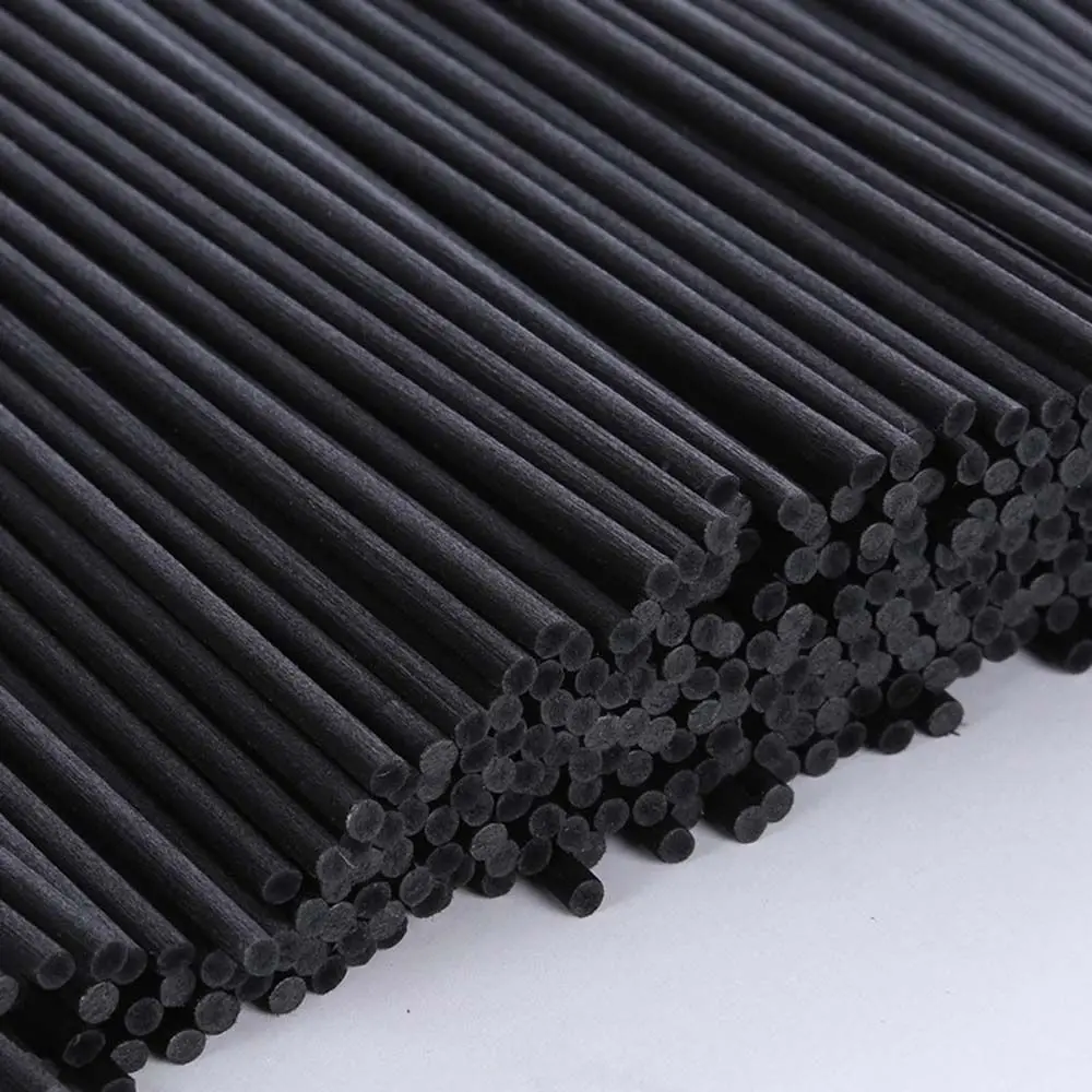 20cm 3mm Rattan Black for Bedroom Tolit Diffuser Sticks Home Decor Aromatherapy Replacement Fiber