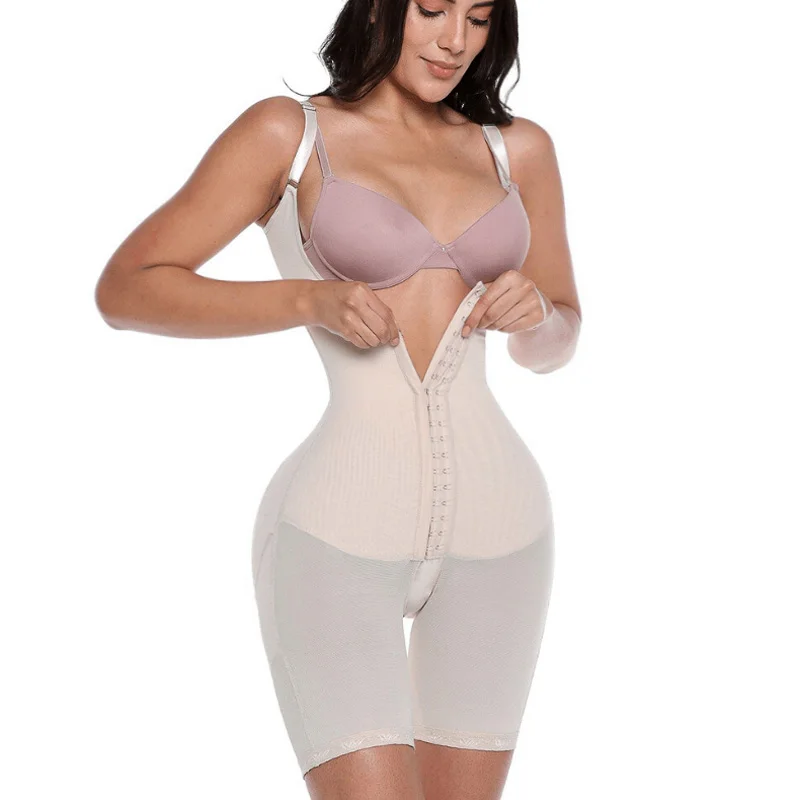 

Postpartum Girdle High Shapewear Butt Lifter Belly Slimming Full Body Shaper Fajas Colombianas Sheath Flat Belly Woman Bodysuit