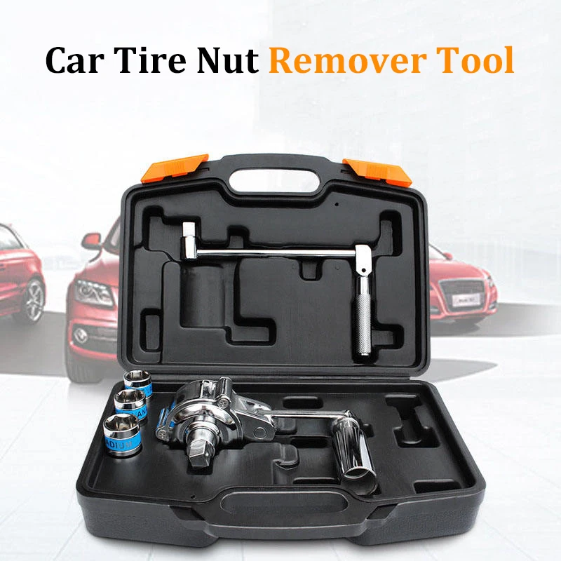 Car Tire Nut Remover Tool Repair Wrench Off Road Vehicle Labor Saving Booster Unloading Handheld Disassembler Chrome Vanadium