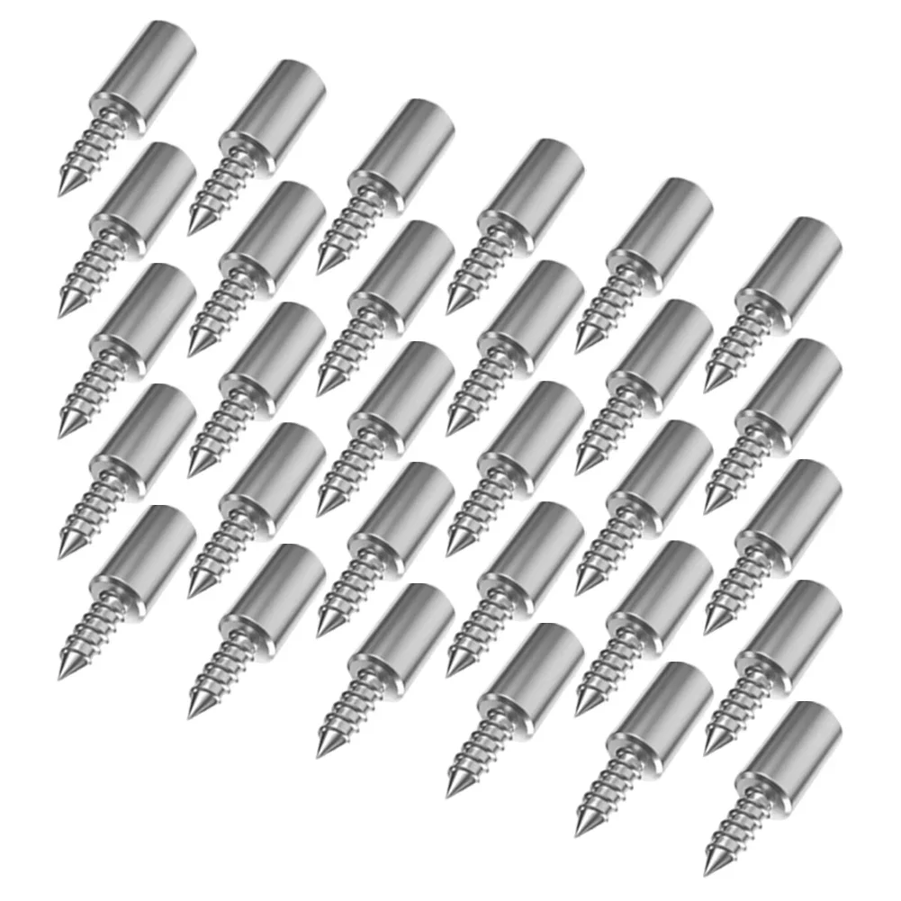 30PCS Shelf Support Screws With Non-Slip Sleeve For Cabinets Bookshelves Wardrobes Pantry Shelving And Closet Units