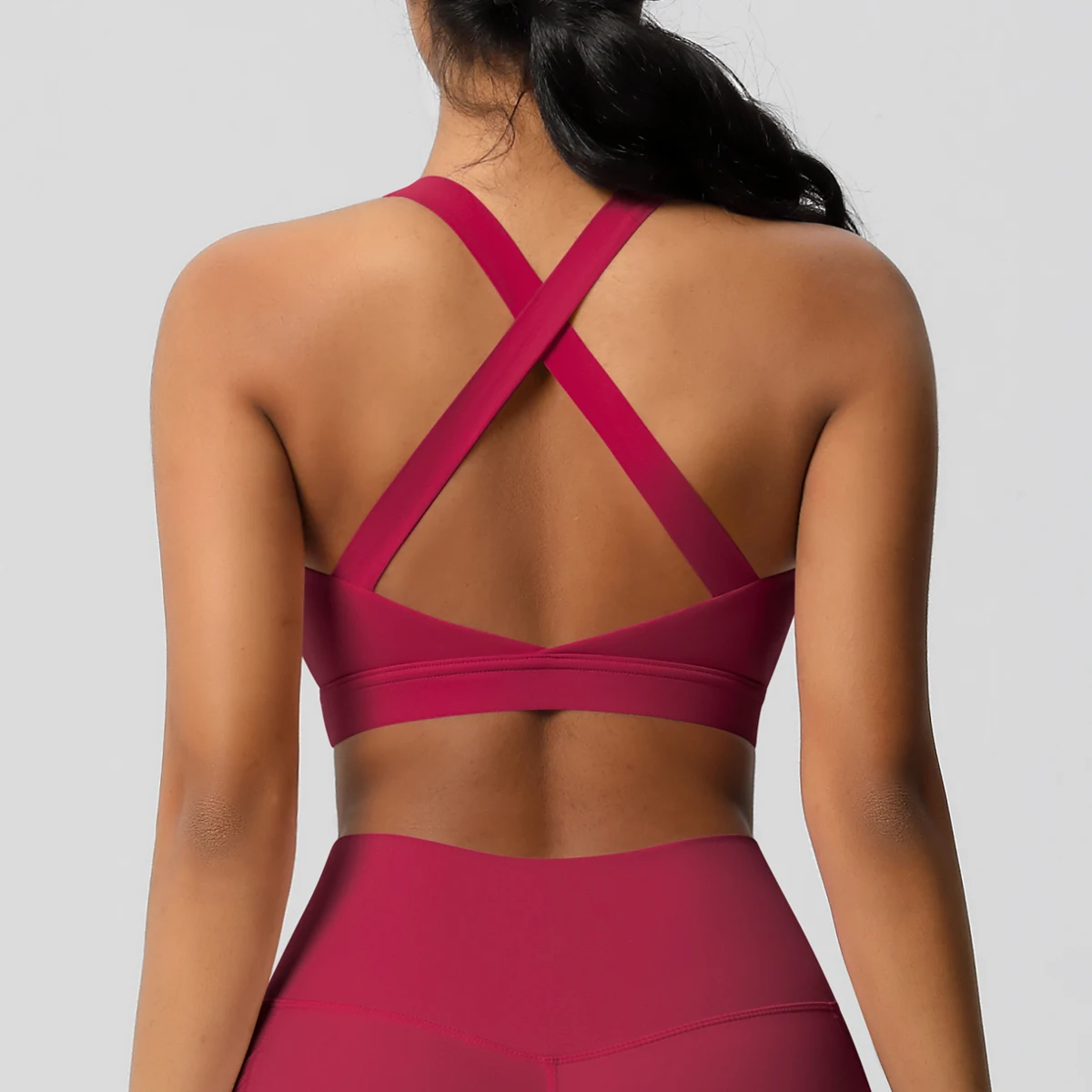 Sexy Yoga vest Gym Sports Yoga Underwear  Training Sleeveless Sport Gym Tops Women Fitness Crop Top Shockproof Sports Bras