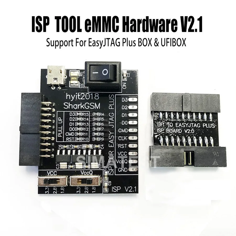 NEW ISP TOOL eMMc Z3X EMMC ISP Adapter with z3x Easy JTAG Plus Box and UFI BOX