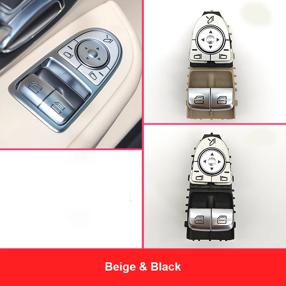 

Переключатель Стеклоподъемника автомобиля Master Power для Mercedes Benz W205 W447 W448 V260 C V-Class 20590503029051 черный бежевый