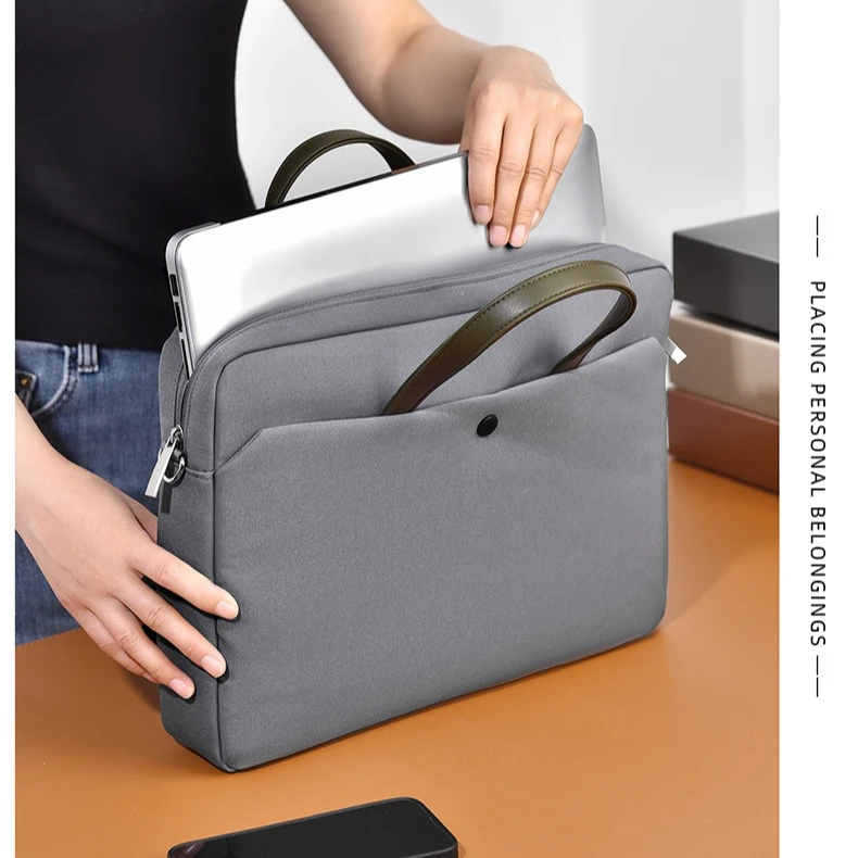 Shockproof 17-inch airbag gaming computer bag, wear-resistant Oxford fabric single-shoulder hand-carry waterproof briefcase