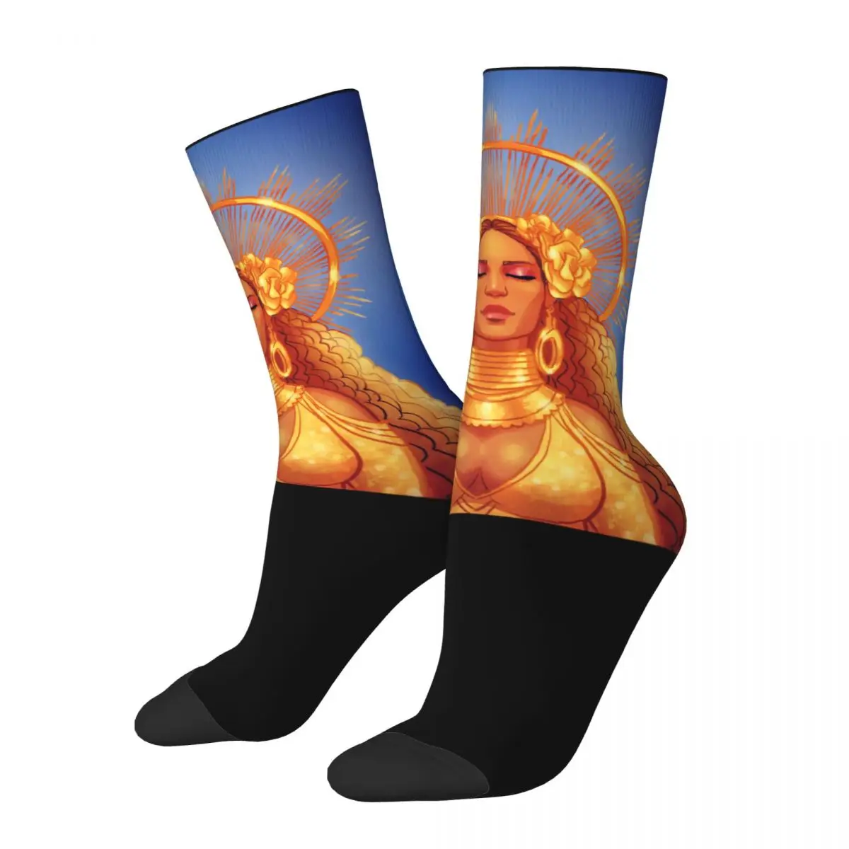 

Носки Beyonce Queen веера искусства для женщин и мужчин Merch все сезоны мягкие носки средней длины Нескользящие
