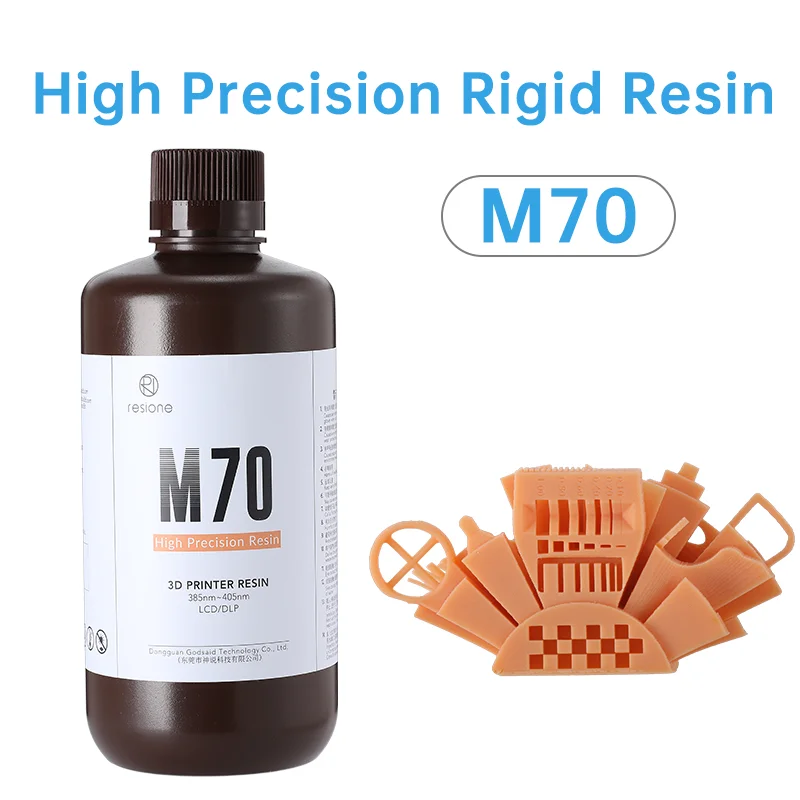 Resione M70 1kg Little Smell 3d Printer Resin For Elegoo Anycubic SLA DLP LCD 405nm UV Resin 3D Printer