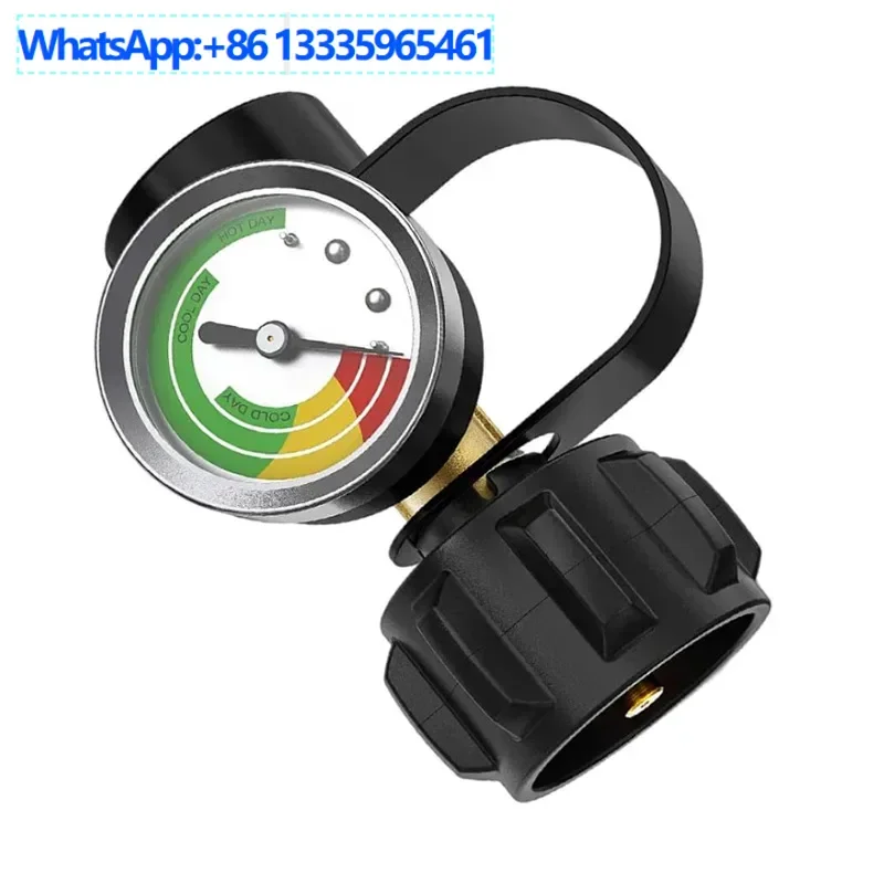 

5Pcs propane gas tank pressure gauge adapter, propane gas tank pressure gauge regulator service valve to QCC1 universal