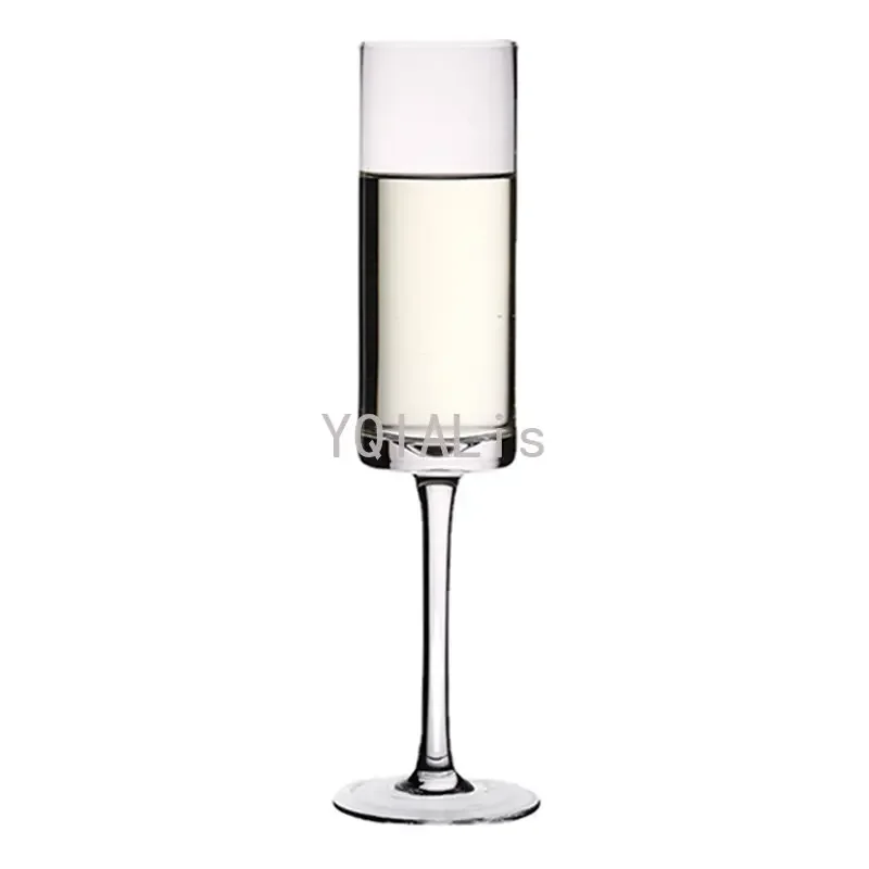 100-200Ml Goblet Champagne Glass Unleaded Crystal Wine Cup Sweet Wine Glass Sparkling Wine Glass Bar Family Drinkware