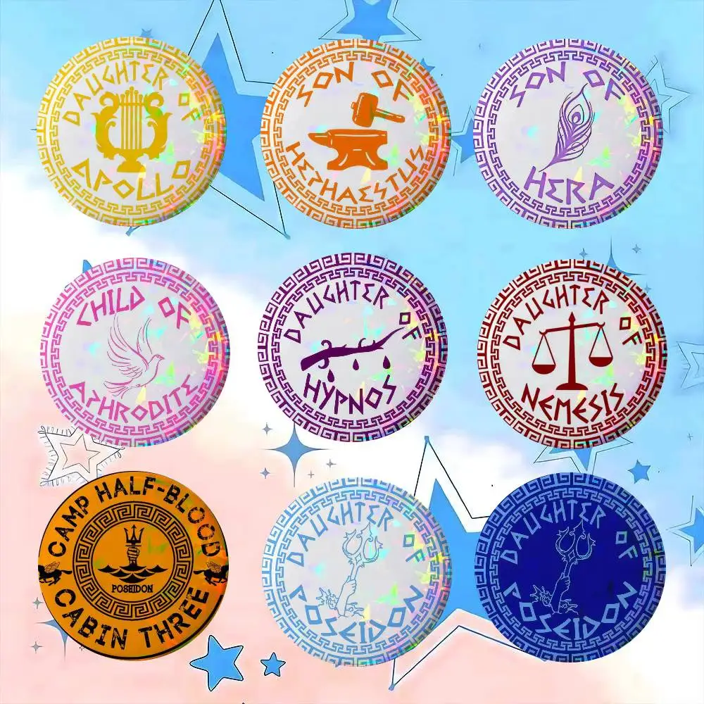 Son Daughter of Poseidon Greek    Creative Tinplate Soft Button Pins Animal Icon Brooch Lapel Backpack Badge Accessories Pin