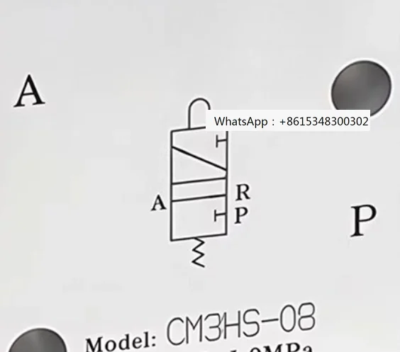 

Пневматический механический V-образный клапан с ручным селективным переключателем типа Knob, модель CM3HS05-06-08-R/G B/Y