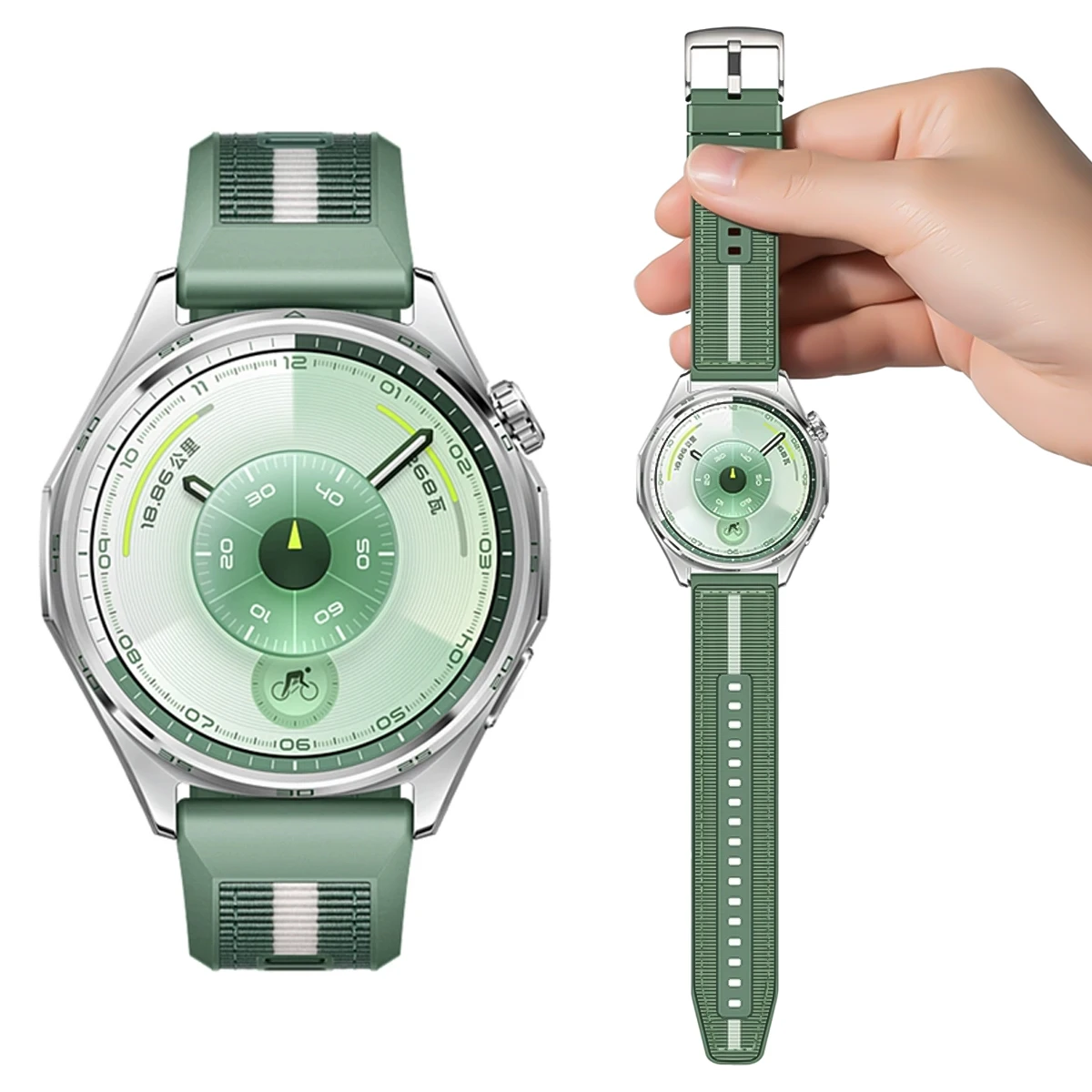 �y�Z�[�����z22mm �i�C�����ґg�V���R���X�g���b�v Huawei Watch 6 5 4 46mm �u���X���b�g�o���h Huawei Watch GT6Pro/5Pro/GT6-5-4-3-2 46mm ���X�g�o���h