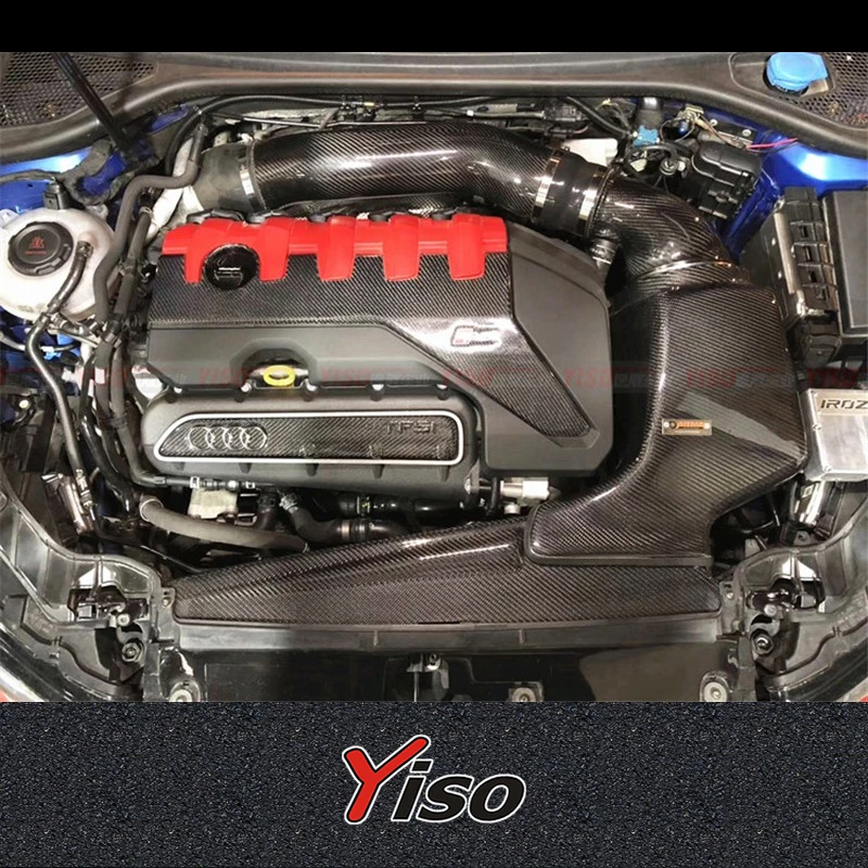 

Suitable for S3 cabin cover RS3 carbon fiber engine cover RS3 Modified encirclement carbon fiber decorative plate