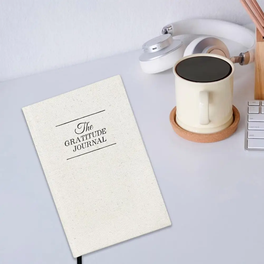 Журнал для знакомых, журнал для благодарности с искусственными элементами, Премиум А5, журнал благодарности с льняной твердой обложкой для благодарности