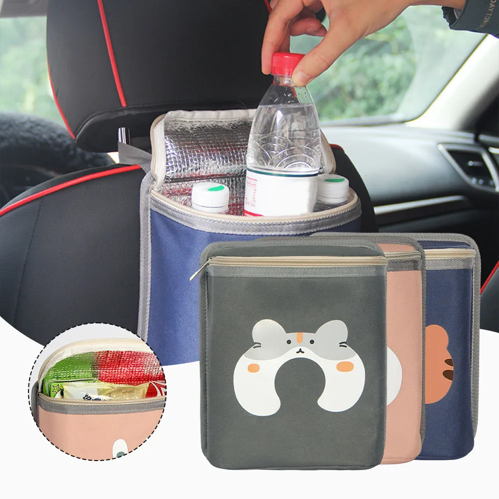 

Auto Back Seats Hanging Insulation Bag Easy Installation Heat-Preservation Bag For Picnic Outdoor