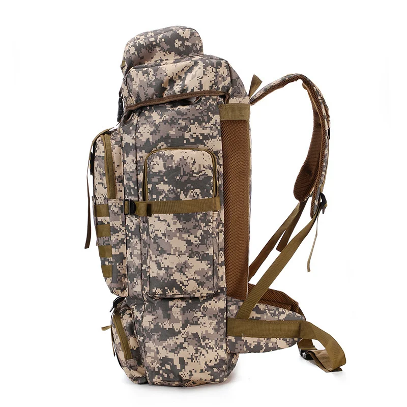 2024 New Oxford cloth outdoor backpacker camouflage hiking tactics pack mountaineering backpack men's camping travel bag