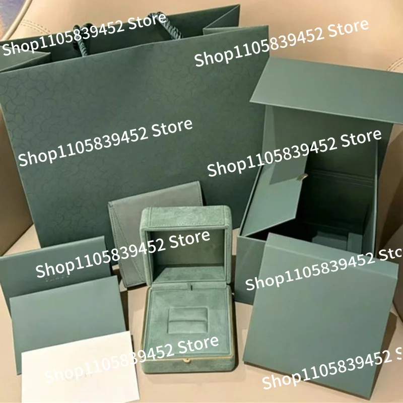 For Green Jewelry Packaging Box, Ring, Pair Ring, Pendant, Necklace, Bracelet Box.