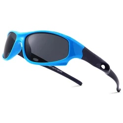 Kids Sunglasses Polarized Unbreakable Baseball Shades Outdoor Sports Goggle for Boys Girls Child Age 3-12