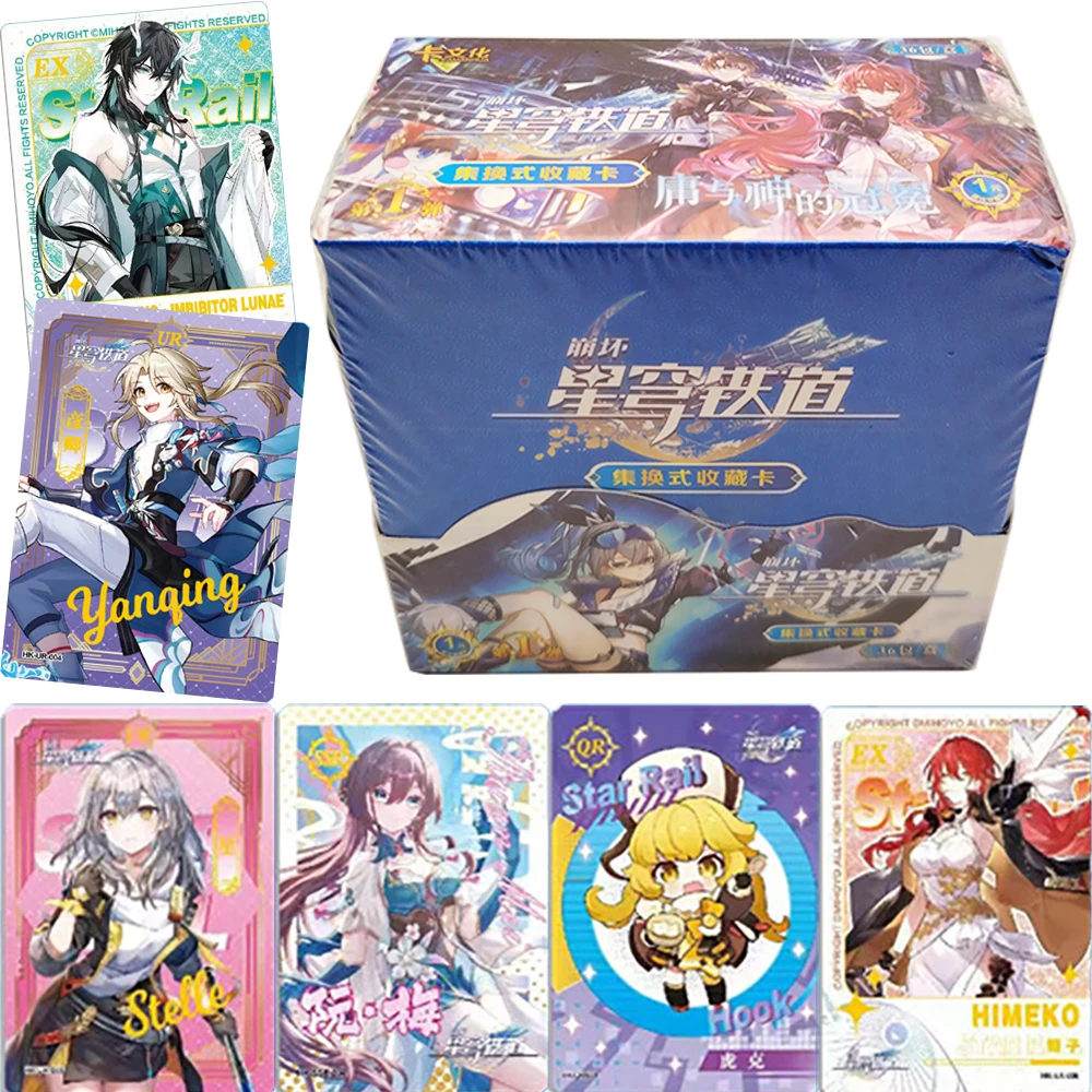 Honkai Star Rail‌ Game Collection Cards Booster Box Charm Trendy Adventure Character Creative Personalized Trading Card Toy Gift