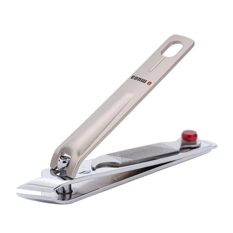 652C Unisex Clipper Fingernails and Toenails Clippers Slanted Tip for Sharp Cutter with Keychain Ring for Salon