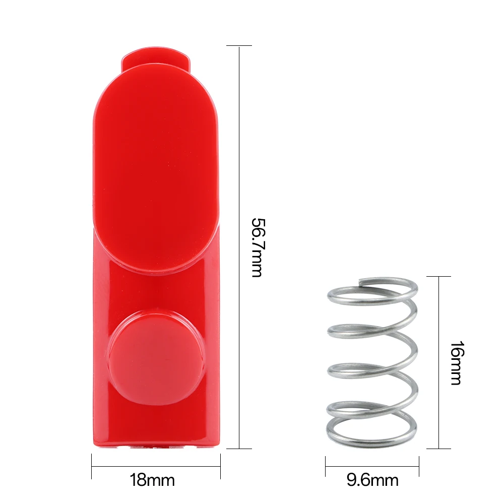 Red Wand Button With Spring Head Clip Snap Button For Dyson V7 V8 V10 V11 V15 Vacuum Cleaner Parts Tool Button with Spring