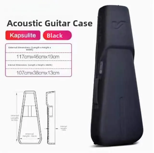 

Travel Guitar Case UV Gear Kapsulite Classical Jazz OM Folk ES335 Guitar Bag Musical Instrument Accories by UV GEAR