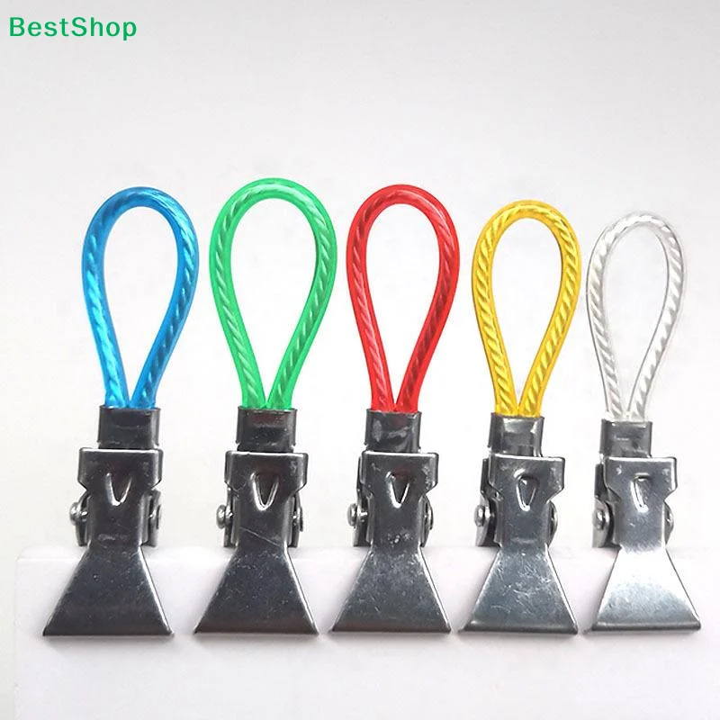 

©Colorful Plastic Rope Metal Towel Clips,Heavy-Duty Beach Towel Holders for Pool,Beach & Bathroom Use
