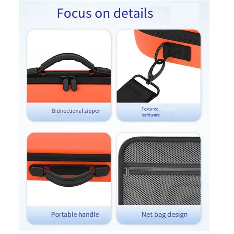 A29F-For DJI For Controller Accessories NEO Waterproof PU Hard Travel Case Drop-Resistant Storage Bag Hard Shell Protector