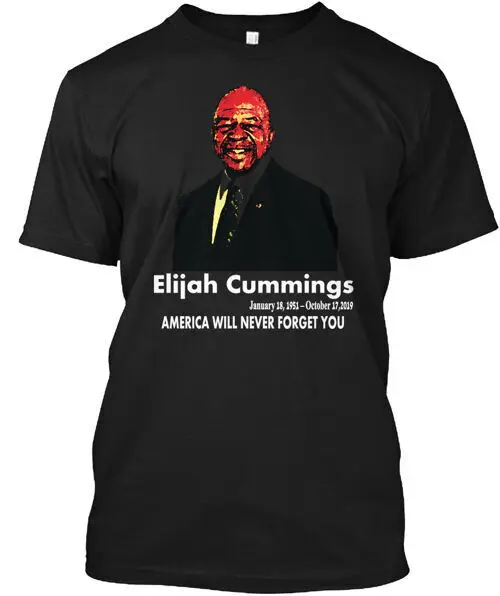 Elijah Cummings Tribute T-Shirt Made in the USA Size S to 5XLAnime Summer Y2K