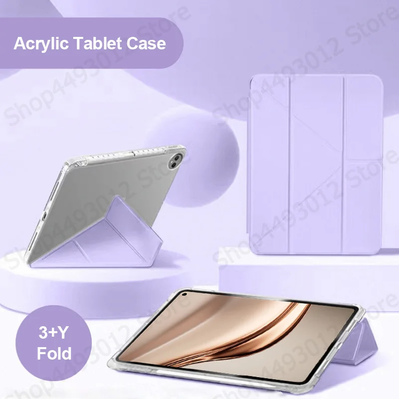 

Funda For Huawei MatePad Mini Case with Pen Holder Smart Fold Leather Acrylic Back Stand Cover For Huawei MatePad Mini 8.8 Case