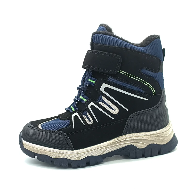 Free Shipping 1pair Winter warm Kid Snow Boots Boy/Girl Wool Boot, Fashion boy Outdoor Children\'s Ski Shoes ,-40 or -30 degrees
