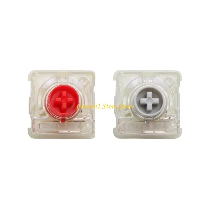 

A3PC 10Pcs RGB Red/Silver Switch Plate Mounted Linear Switch for Mechanical Keyboard