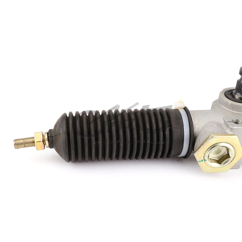 For DIY China Go Kart Buggy Karting ATV UTV Bike Parts 36cm 360mm 30T Power Steering Gear Shaft Rack Pinion Assembly 1.75