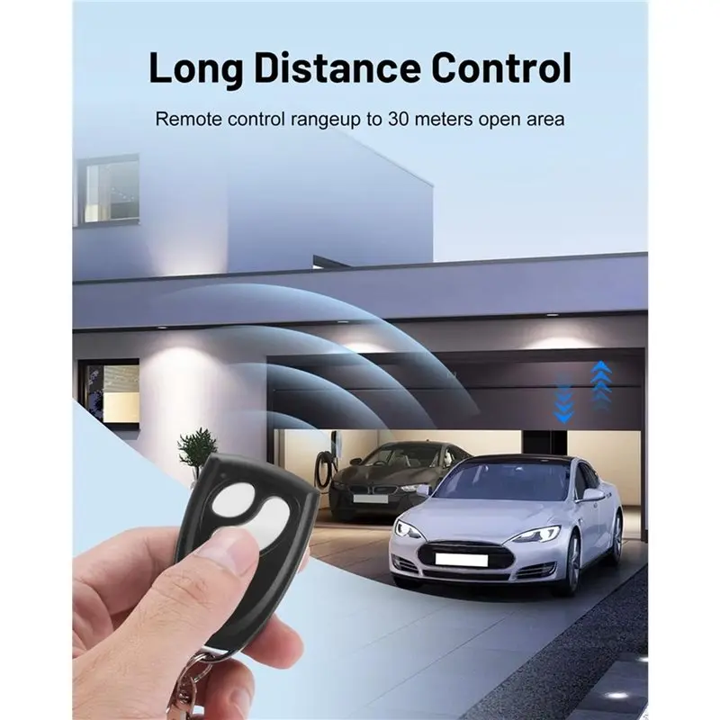 LXYB18B For Homepilot Garage Door Operator Garage Door Remote Control 433.9 Mhz 2-Channel