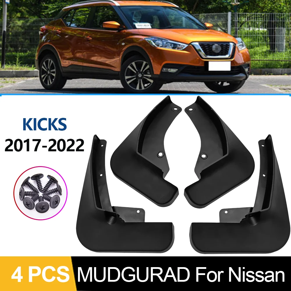 

Автомобильные брызговики для Nissan KICKS, аксессуары 2017 2018 2019 2020-2022, автомобильные брызговики, брызговики, переднее и заднее крыло