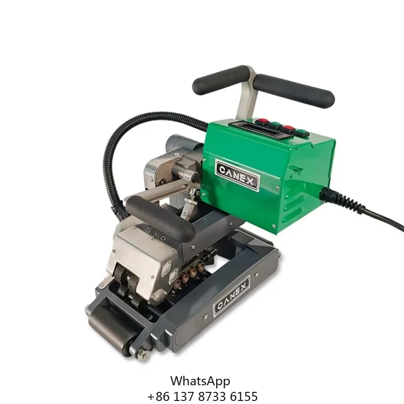 CX700 2400W Automatic Climbing Welding Machine For 1.0-3mm PP PE PVC Geomembrane New Green Color 220V Waterproof Strong Frame