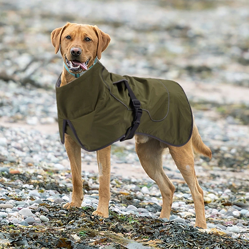 Dog Jacket Waterproof Dog Coat Reflective Jacket For Cold Weather With Soft Fleece Lining Warm Coat For Dog Indoor Outdoor Camp