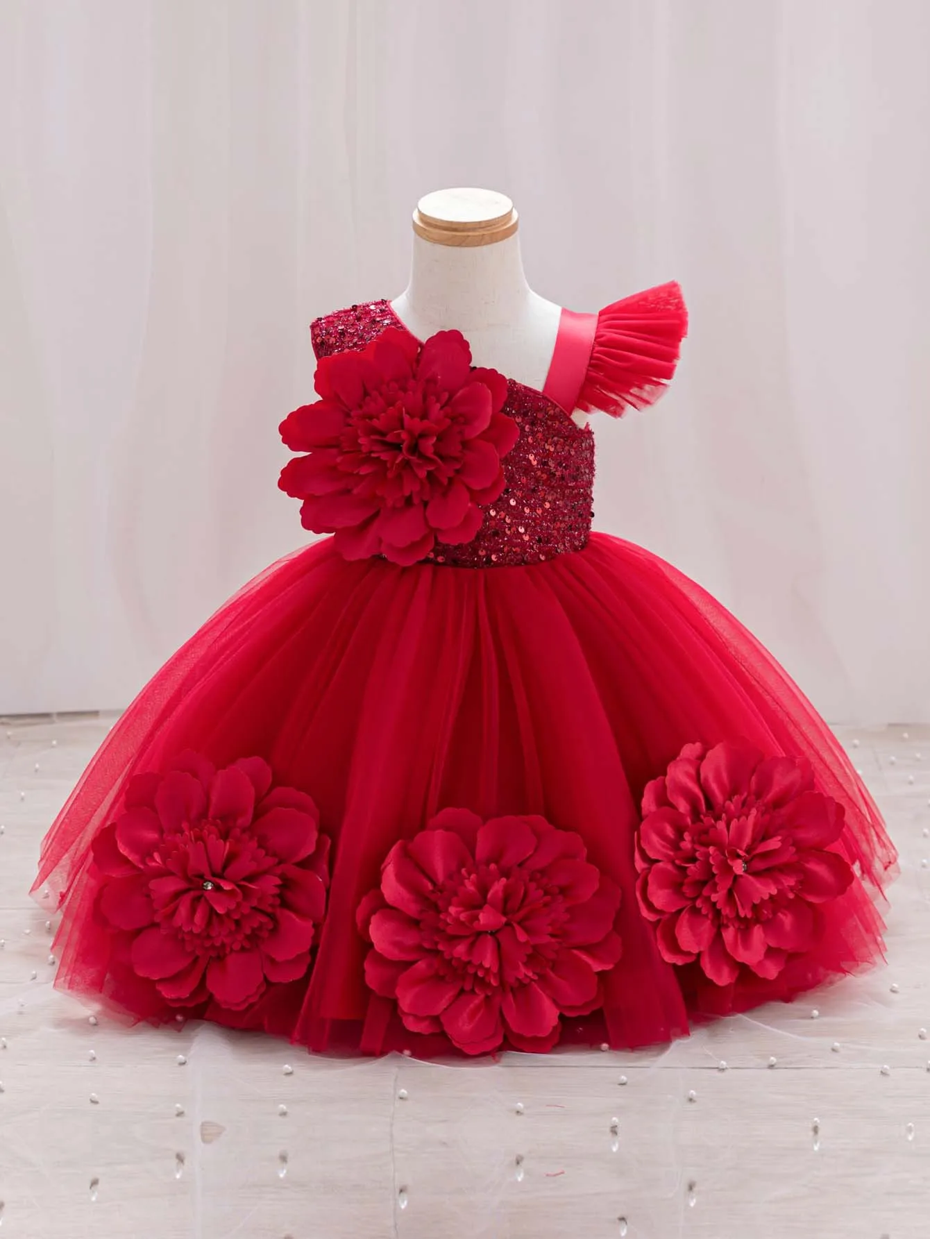 Summer Baby Girl Princess Dress Lace White Birthday Party Dress Girl Princess Dress Wedding Flower Girl Baby Clothing