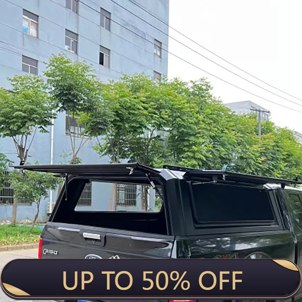 

Deren High Qualit Aluminum Alloy Tonneau Cover for Ford F-150 Half-Height Model Waterproof Truck Roof Canopy