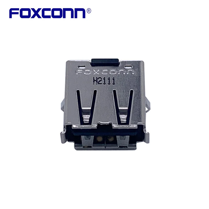 

Foxconn UB11123-4HKE-4F USB2.0 Short body Matrixes Flanging Original Factory Connector