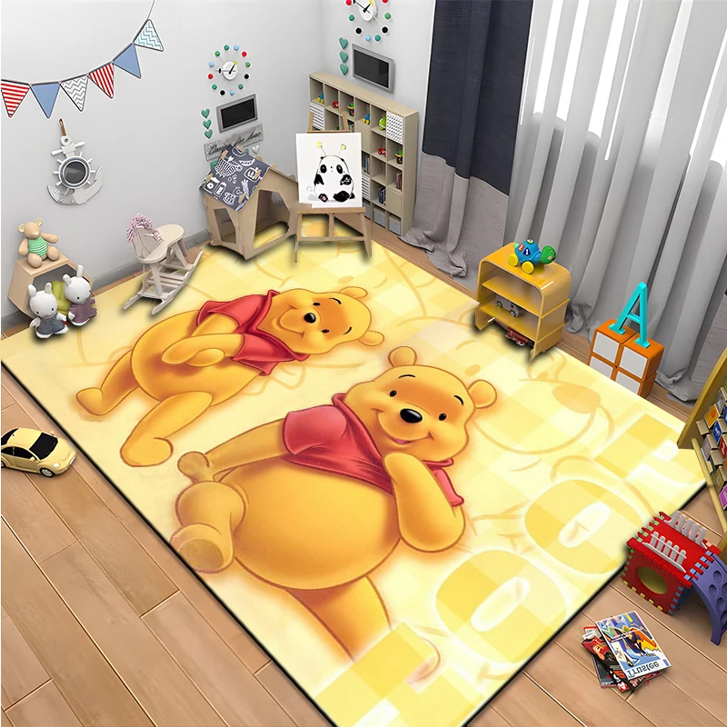 Disney Winnie The Pooh Bear Tigger Piglet Area Rug Carpet for Home Living Room Children\'s Bedroom Sofa Doormat Kid Mat Potdemiel