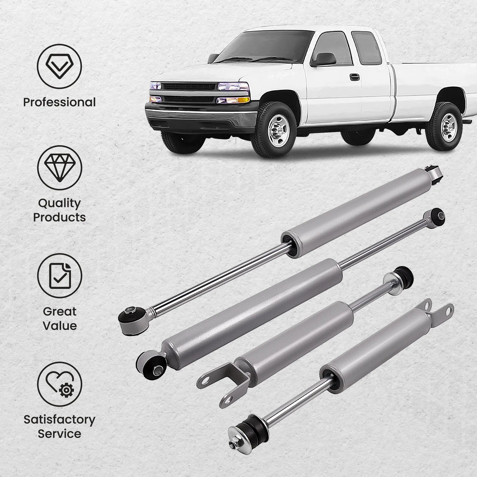 For Silverado Sierra 1500 Pickup 1-3