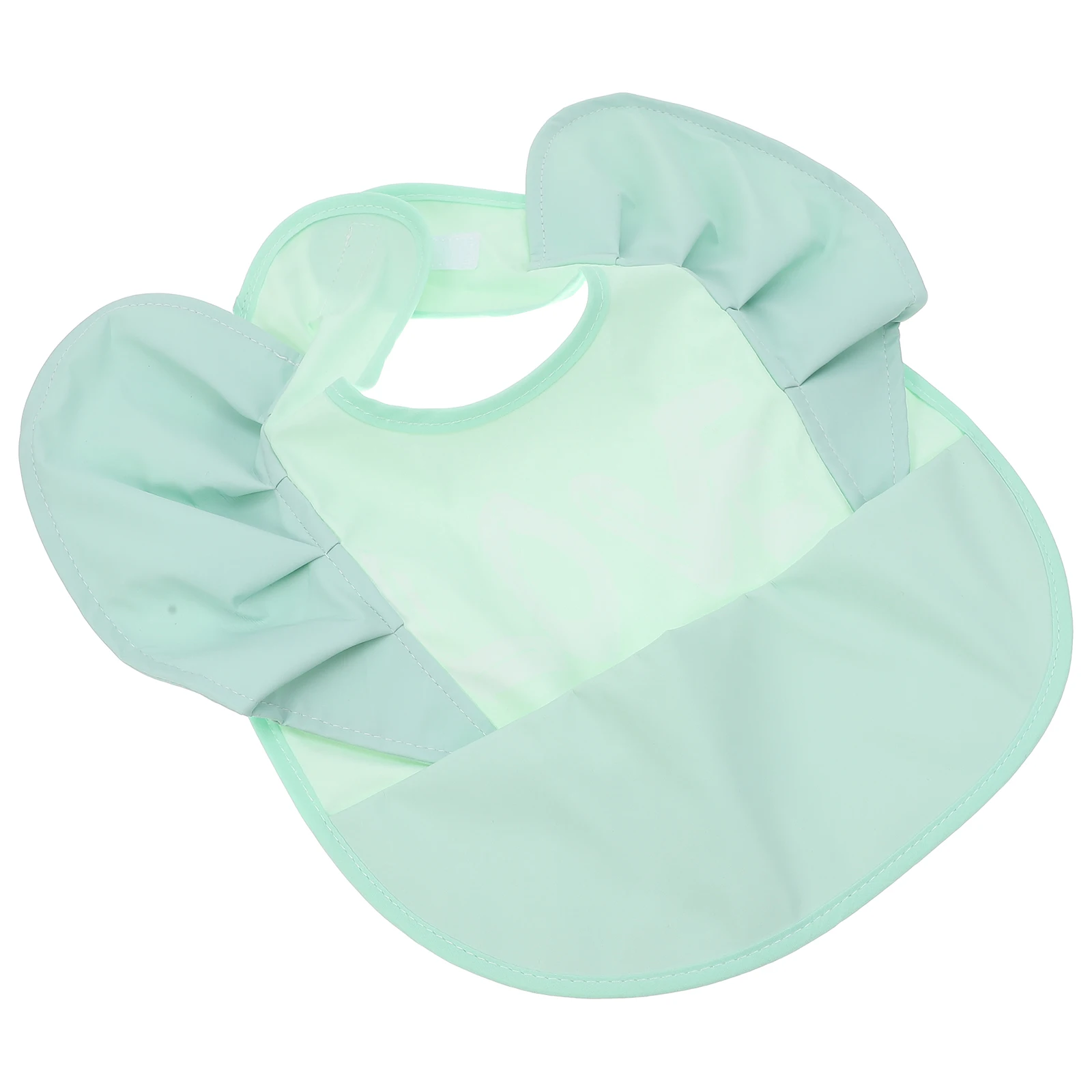 

Baby Bibs Waterproof Rice Bag Food Catcher Apron Bandana Green Highchair Toddler Kids Bib Non Woven Reusable Durable Easy Clean