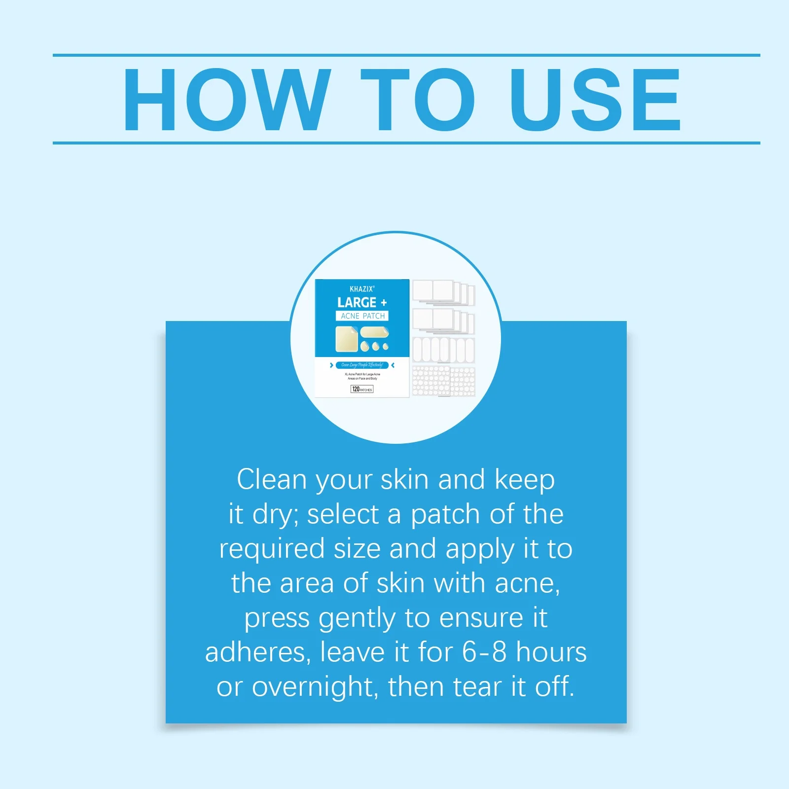 120 PCS Hydrocolloid pimple patches - Absorb Pus & Oil, Reduce Redness, Invisible Fit for All-Day Wear .